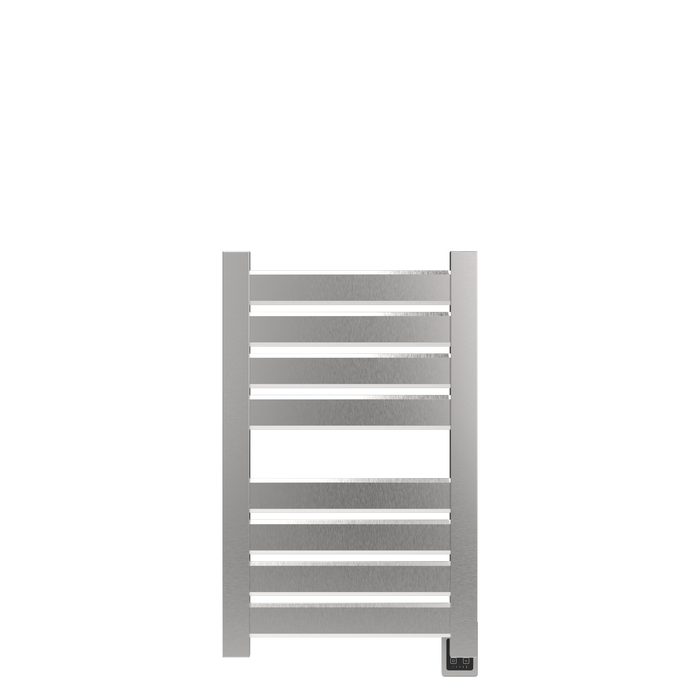 Amba Products V2337B Vega 8-Panel Hardwired Towel Warmer - 3.625 x 23.375 x 39.25 in. - Brushed Finish