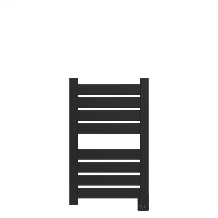 Amba Products V2337MB Vega 8-Panel Hardwired Towel Warmer - 3.625 x 23.375 x 39.25 in. - Matte Black Finish