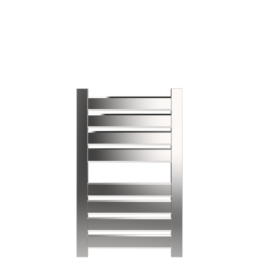 Amba Products V2337P Vega 8-Panel Hardwired Towel Warmer - 3.625 x 23.375 x 39.25 in. - Polished Finish