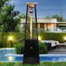 2-PACK of Paragon Outddoor OH-BL42-8M - Liquid Propane Vesta Flame Tower Heater - Hammered Black