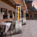 4-PACK of Paragon Outddoor OH-SS42-8M - Liquid Propane Vesta Flame Tower Heater - Stainless Steel