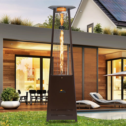 4-PACK of Paragon Outddoor OH-BZ42-8M - Liquid Propane Vesta Flame Tower Heater - Hammered Bronze