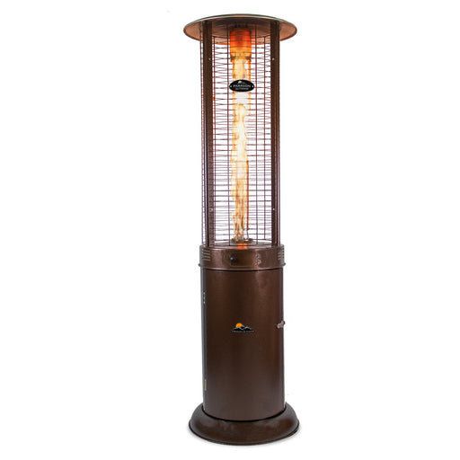 Paragon Outdoor OH-BZ32-7M - Liquid Propane Vulcan Round Flame Tower Heater - 22.4 in. x 22.4 in. x 82.5 in. - Hammered Bronze