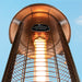 Paragon Outdoor OH-BZ32-7M - Liquid Propane Vulcan Round Flame Tower Heater - 22.4 in. x 22.4 in. x 82.5 in. - Hammered Bronze