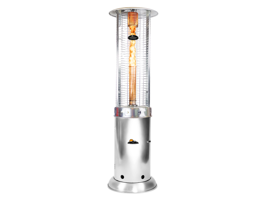 2-PACK of Paragon Outddoor OH-SS32-7M - Liquid Propane Vulcan Round Flame Tower Heater - Stainless Steel