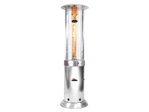 Paragon Outdoor OH-SS32-7M - Liquid Propane Vulcan Round Flame Tower Heater - 22.4 in. x 22.4 in. x 82.5 in. - Stainless Steel