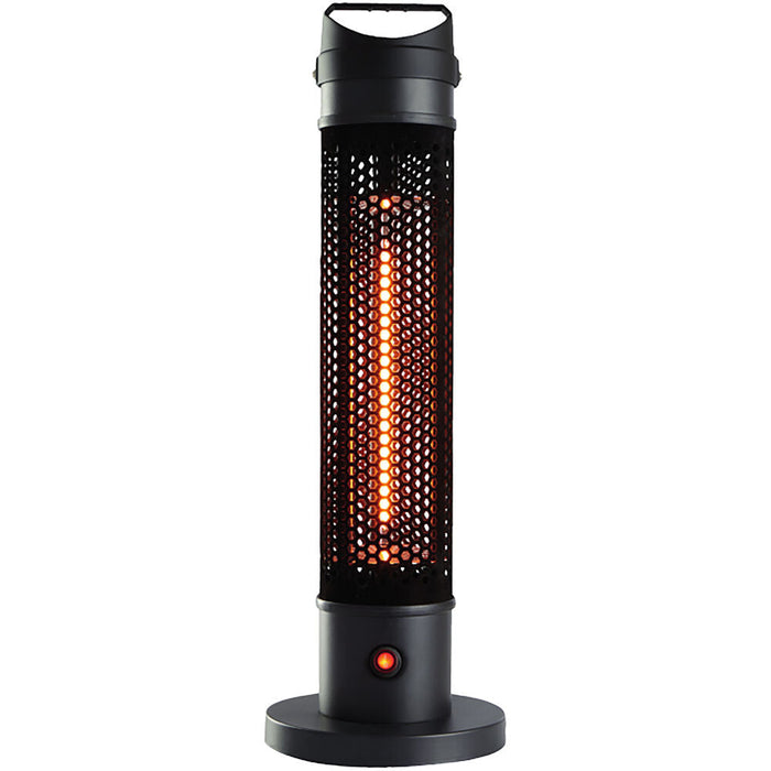 Almo HAN1056IC-BLK 24-In. Modern Efficient Standing Electric Heater