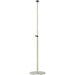 Almo HAN1071ST-SLV Height Adjustable Pole Stand for Select Infrared Heat Lamps