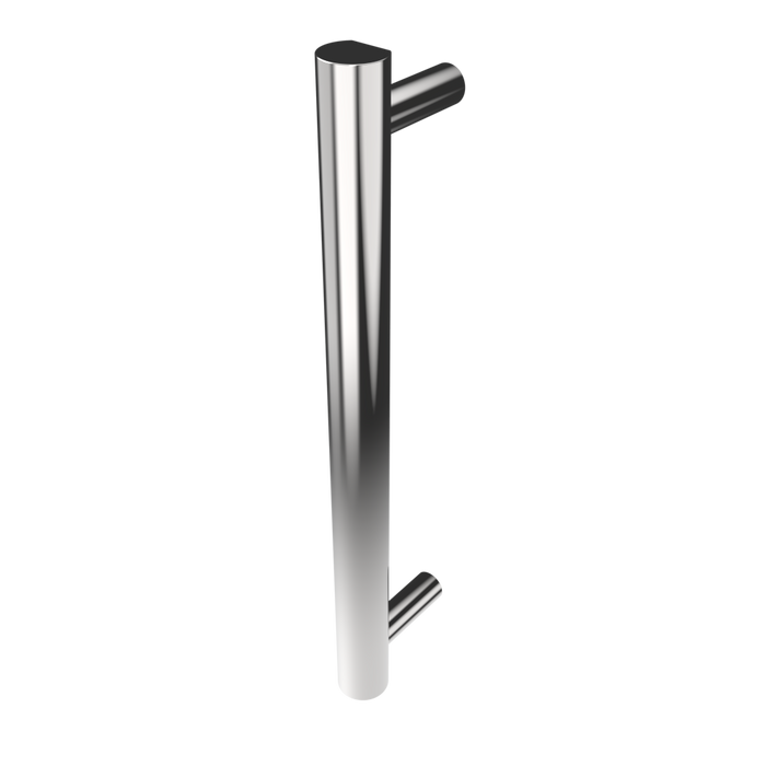 Amba Products i20RO.P Modello i Round 20-Inch Hardwired Single Bar Towel Warmer - 4.125 x 19.625 x 1.625 in. - Polished Finish