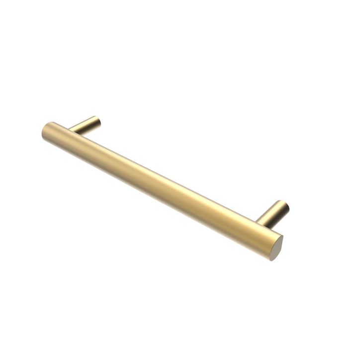 Amba Products i20RO.SB Modello i Round 20-Inch Hardwired Single Bar Towel Warmer - 4.125 x 19.625 x 1.625 in. - Satin Brass Finish