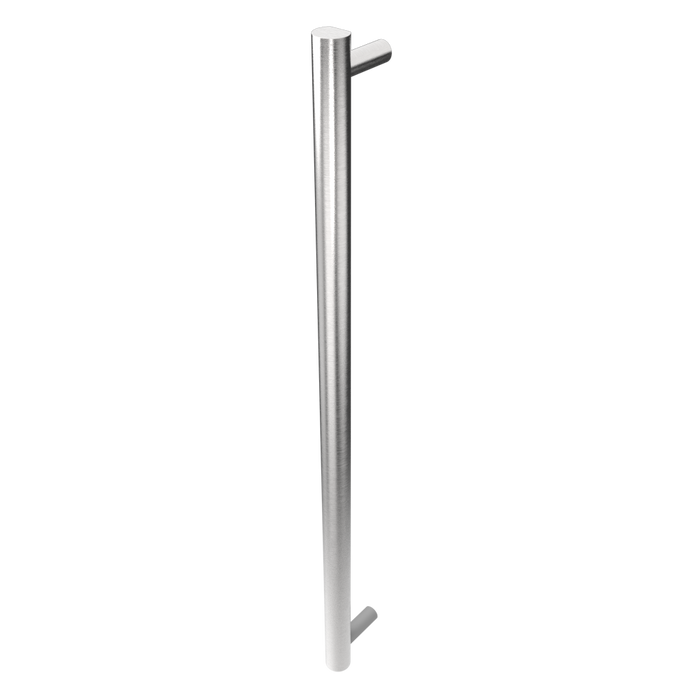 Amba Products i40RO.B Modello i Round 40-Inch Hardwired Single Bar Towel Warmer - 4.125 x 39.375 x 1.625 in. - Brushed Finish