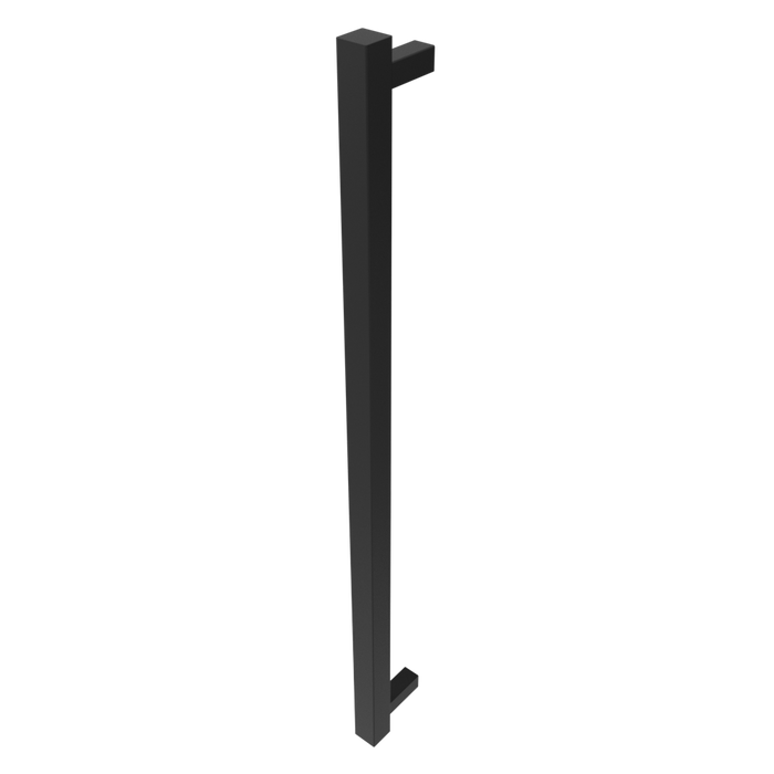 Amba Products i40SQ.MB Modello i Square 40-Inch Hardwired Single Bar Towel Warmer - 4.25 x 39.375 x 1.5 in. - Matte Black Finish