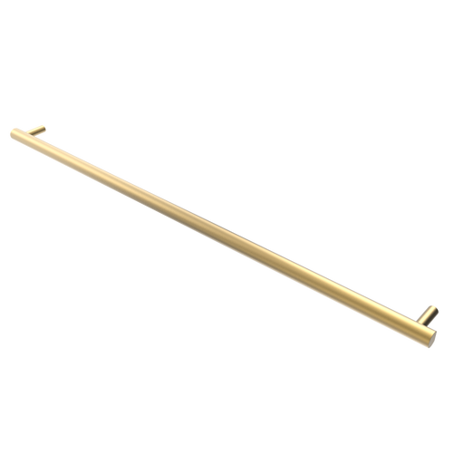 Amba Products i59RO.SB Modello i Round 59-Inch Hardwired Single Bar Towel Warmer - 4.125 x 59 x 1.625 in. - Satin Brass Finish