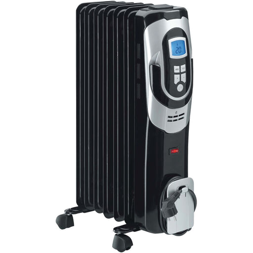 Almo YL-A02LCD-7 1500W Digital Oil Filled Radiator  - 9.45 in. x 10.04 in. x 24.61 in.