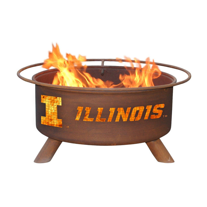 Patina Products F220 Illinois Steel Outdoor Fire Pit - Patina Rust