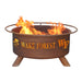 Patina Products F477 Wake Forest Steel Outdoor Fire Pit - 24 x 24 x 11 in. - Natural Rust Patina Finish