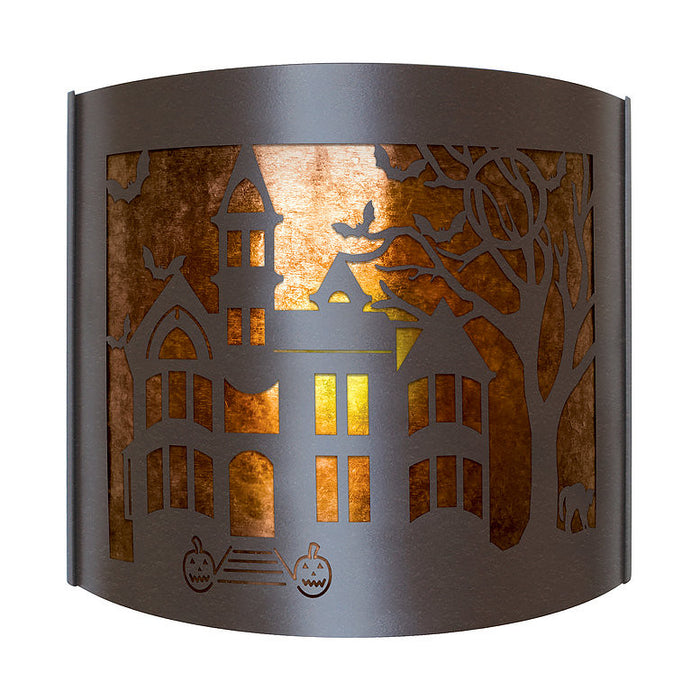 PD Metals HHS009 Haunted House Interior Seasonal Series Wall Sconce 4.5 x 14 x 12 in. Cappuccino Color