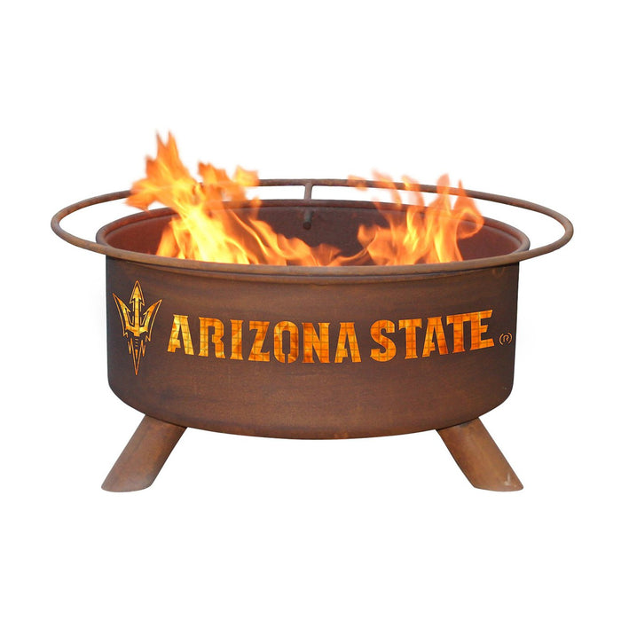 Patina Products F213 Arizona State Steel Outdoor Fire Pit - Patina Rust