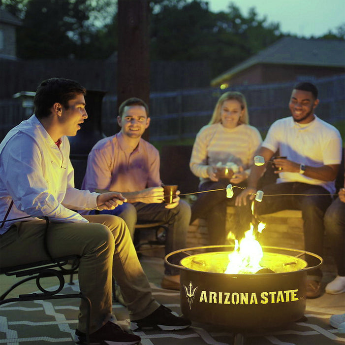 Patina Products F213 Arizona State Steel Outdoor Fire Pit - Patina Rust