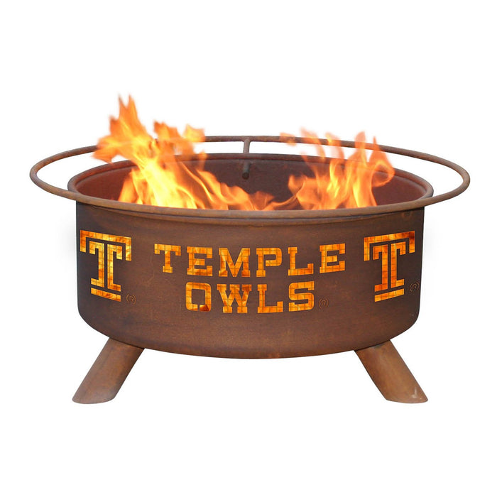 Patina Products F473 Temple Steel Outdoor Fire Pit - Patina Rust