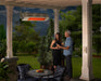 Sunpak S34 S TSR-SS 12021-12020 Natural Gas Outdoor Infrared Patio Heater in Stainless Steel 34000 BTUs with Stainless Steel Front Fascia Kit - 48 x 10 x 8 in.