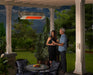 Sunpak S25 S-SS 12003LP-12020 Liquid Propane Outdoor Infrared Patio Heater in Stainless Steel 25000 BTUs with Stainless Steel Front Fascia Kit - 48 x 10 x 8 in.