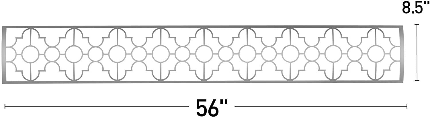 Infratech SS3D61 Dual Element Mediterranean Motif Upgrade Kit For 61 Inches Heaters - Stainless Steel Color