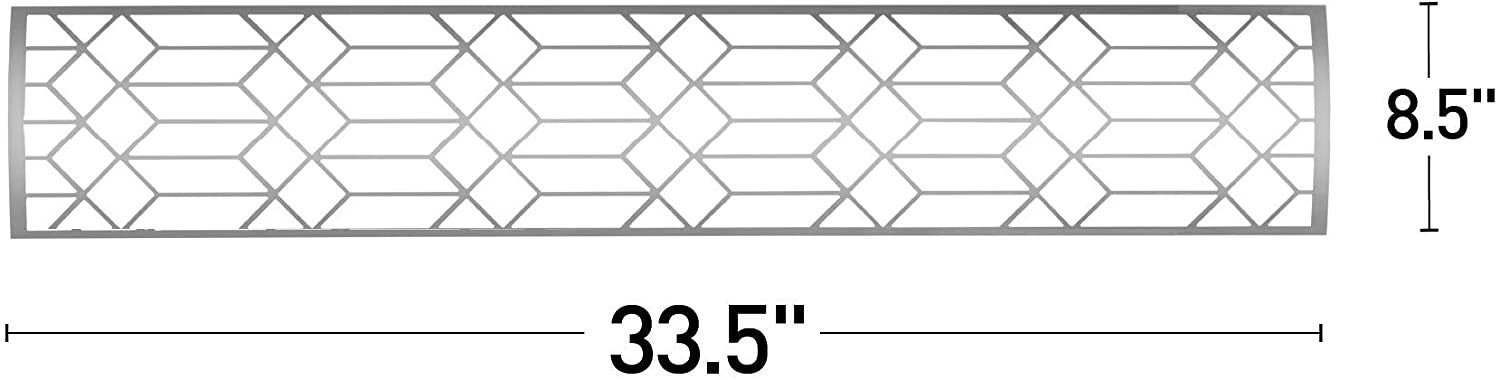 Infratech SS2D39 Dual Element Craftsman Motif Upgrade Kit For 39 Inches Heaters - Stainless Steel Color