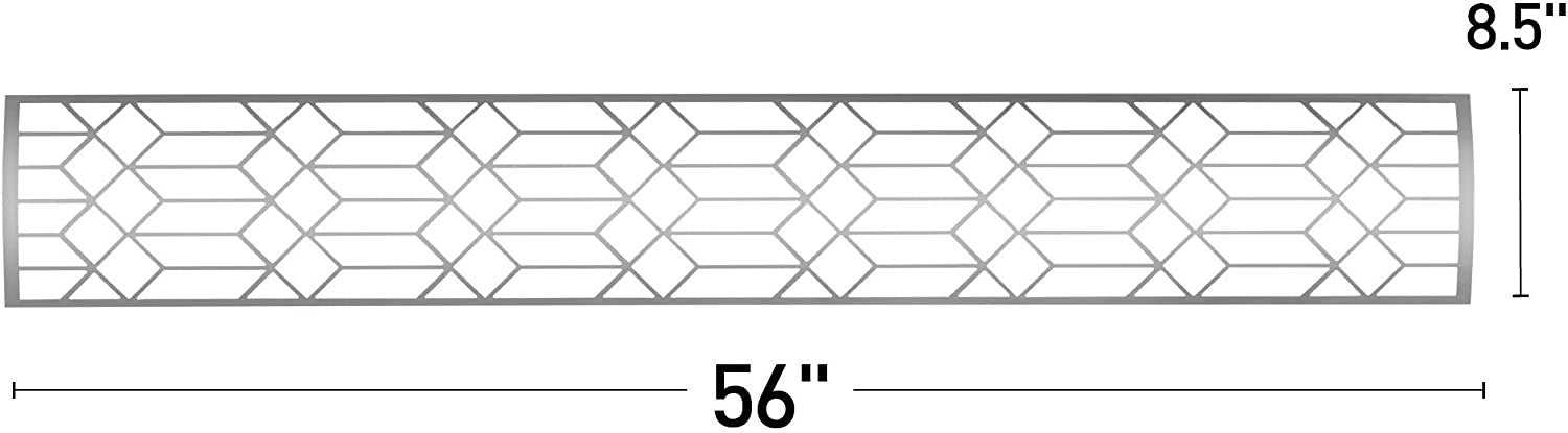 Infratech SS2S61 Single Element Craftsman Motif Upgrade Kit For 61 Inches Heaters - Stainless Steel Color