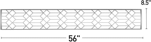 Infratech SS2S61 Single Element Craftsman Motif Upgrade Kit For 61 Inches Heaters - Stainless Steel Color