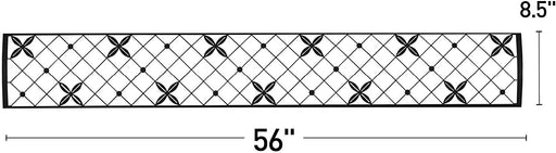 Infratech BL4S61 Single Element Traditional Motif Upgrade Kit For 61 Inches Heaters - Black Color