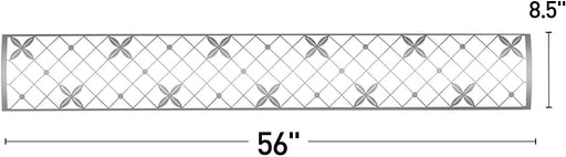 Infratech SS4S61 Single Element Traditional Motif Upgrade Kit For 61 Inches Heaters - Stainless Steel Color