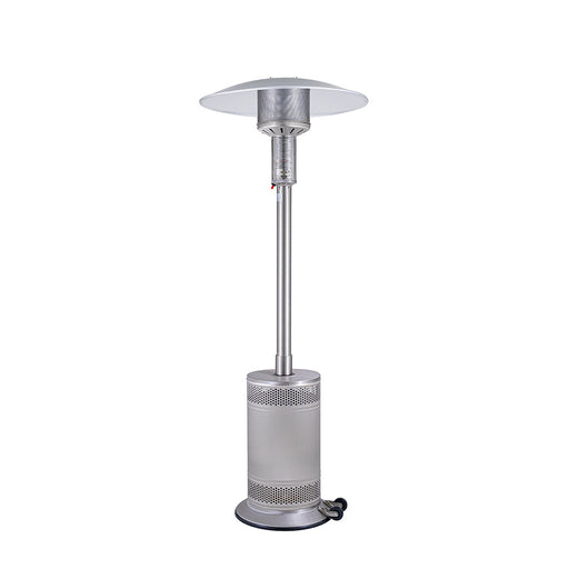 Patio Comfort PC02SS Stainless Steel Portable Outdoor Infrared Patio Heater - 34 x 34 x 90 in. Stainless Steel Color