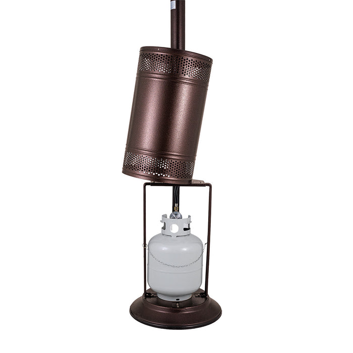 Patio Comfort PC02AB Stainless Steel Portable Outdoor Infrared Patio Heater - 34 x 34 x 90 in. Antique Bronze Color