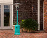 Well Traveled Living 61130 - Aqua Blue Powder Coated Patio Heater - Blue