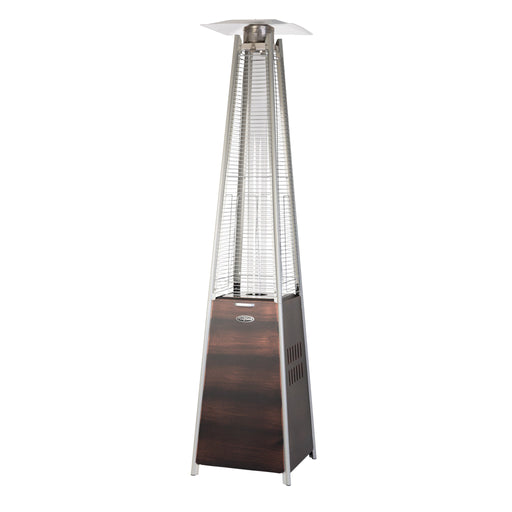 Well Traveled Living 62263 - Coronado Brushed Bronze Pyramid Flame Patio Heater - Black