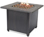 Endless Summer GAD1401M LP Gas Outdoor Fire Pit with 30-in Resin Tile Mantel - 30 x 30 x 24.21 in. - Black Color