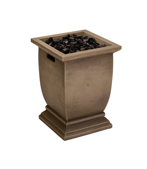 Endless Summer GLT1355SP 15" LP Gas Outdoor Fire Column - 11.02 x 11.02 x 14.96 in. - Brown Color