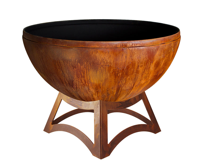 Ohio Flame OF37ABFCHB 37 Fire Chalice Artisan Fire Bowl with Hollow Base - 37 x 37 x 22 in. - Patina Finish