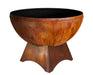 Ohio Flame OF30ABFCSB 30 Fire Chalice Artisan Fire Bowl with Standard Base - 30 x 30 x 18 in. - Patina Finish