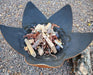 Ohio Flame OF37ABFFHB 37 Fire Flower Artisan Fire Bowl with Hollow Base - 37 x 37 x 22 in. - Patina Finish