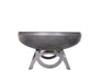 Ohio Flame OF24LTYCB 24 Liberty Fire Pit with Curved Base - 24 x 24 x 16 in. - Natural Steel Finish