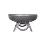 Ohio Flame OF42LTYCB 42 Liberty Fire Pit with Curved Base - 42 x 42 x 22 in. - Natural Steel Finish