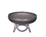 Ohio Flame OF42LTYCB 42 Liberty Fire Pit with Curved Base - 42 x 42 x 22 in. - Natural Steel Finish