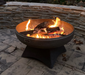Ohio Flame OF24LTYSB 24 Liberty Fire Pit with Standard Base - 24 x 24 x 16 in. - Natural Steel Finish