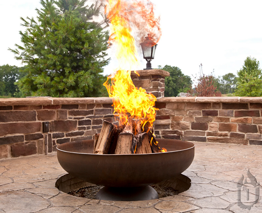 Ohio Flame OF30FPNSF 30 Patriot Fire Pit - 30 x 30 x 14.5 in. - Natural Steel Finish