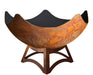 Ohio Flame OF41ABSTHB 41 Stellar Artisan Fire Bowl with Hollow Base - 41 x 41 x 24 in. - Patina Finish