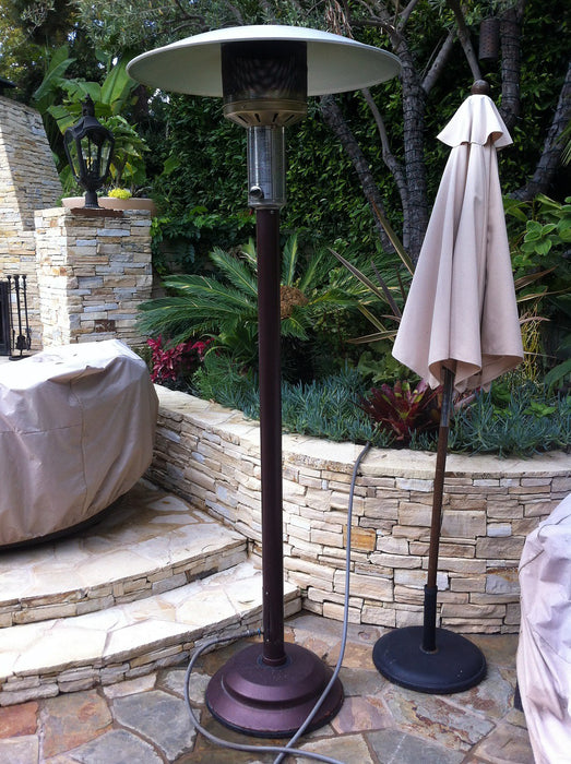 Patio Comfort NPC05 AB Stainless Steel Portable Outdoor Infrared Patio Heater - 34 x 34 x 93 in. Antique Bronze Color