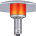 Patio Comfort PC02J Stainless Steel Portable Outdoor Infrared Patio Heater - 34 x 34 x 90 in. JetSilver Vein Color