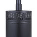 Patio Comfort PC02J Stainless Steel Portable Outdoor Infrared Patio Heater - 34 x 34 x 90 in. JetSilver Vein Color